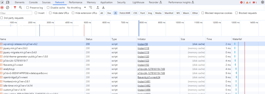 Server static assets with an efficient cache policy wordpress