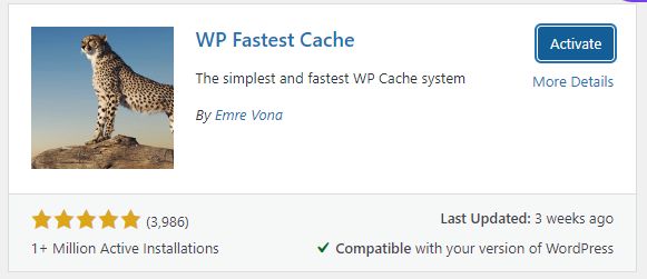 wp fastest cache